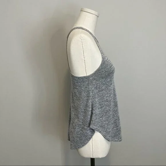 Aritzia Wilfred Free Burnette Racerback Swing Tank Light Grey - Picture 7 of 10